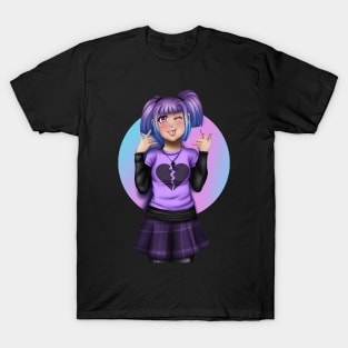 Cute Goth Girl T-Shirt